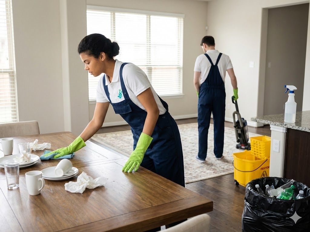 Post-Party Home Cleaning in Whiffletree, Plano TX